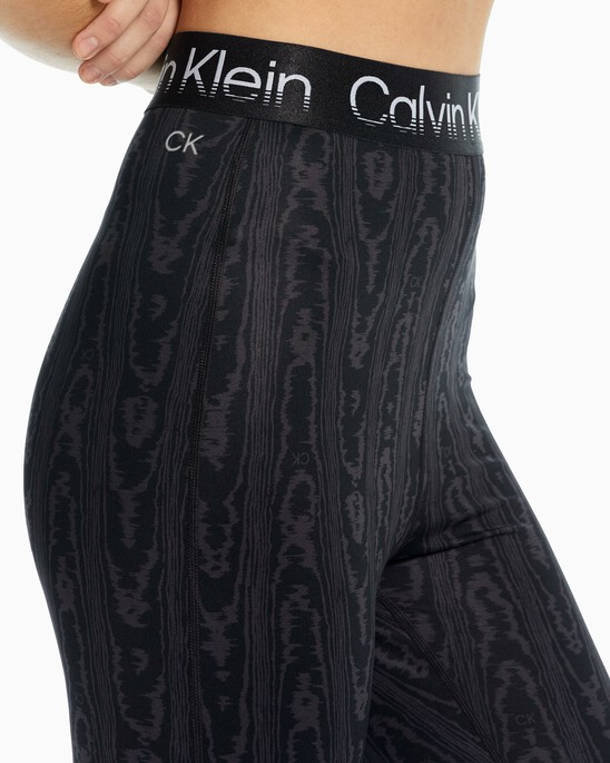 Moiré Cropped Leggings