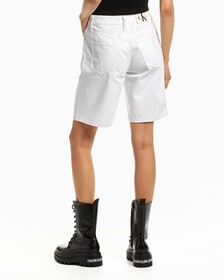 90S STRAIGHT RECONSIDERED SHORTS, White, hi-res