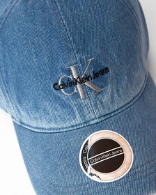 CKJ Denim Baseball Cap, LIGHT WASH, hi-res