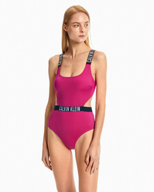 INTENSE POWER CUT OUT SWIMSUIT, Royal Pink, hi-res