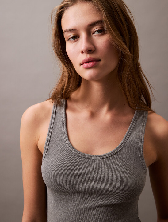 Cotton Contour Rib Tank