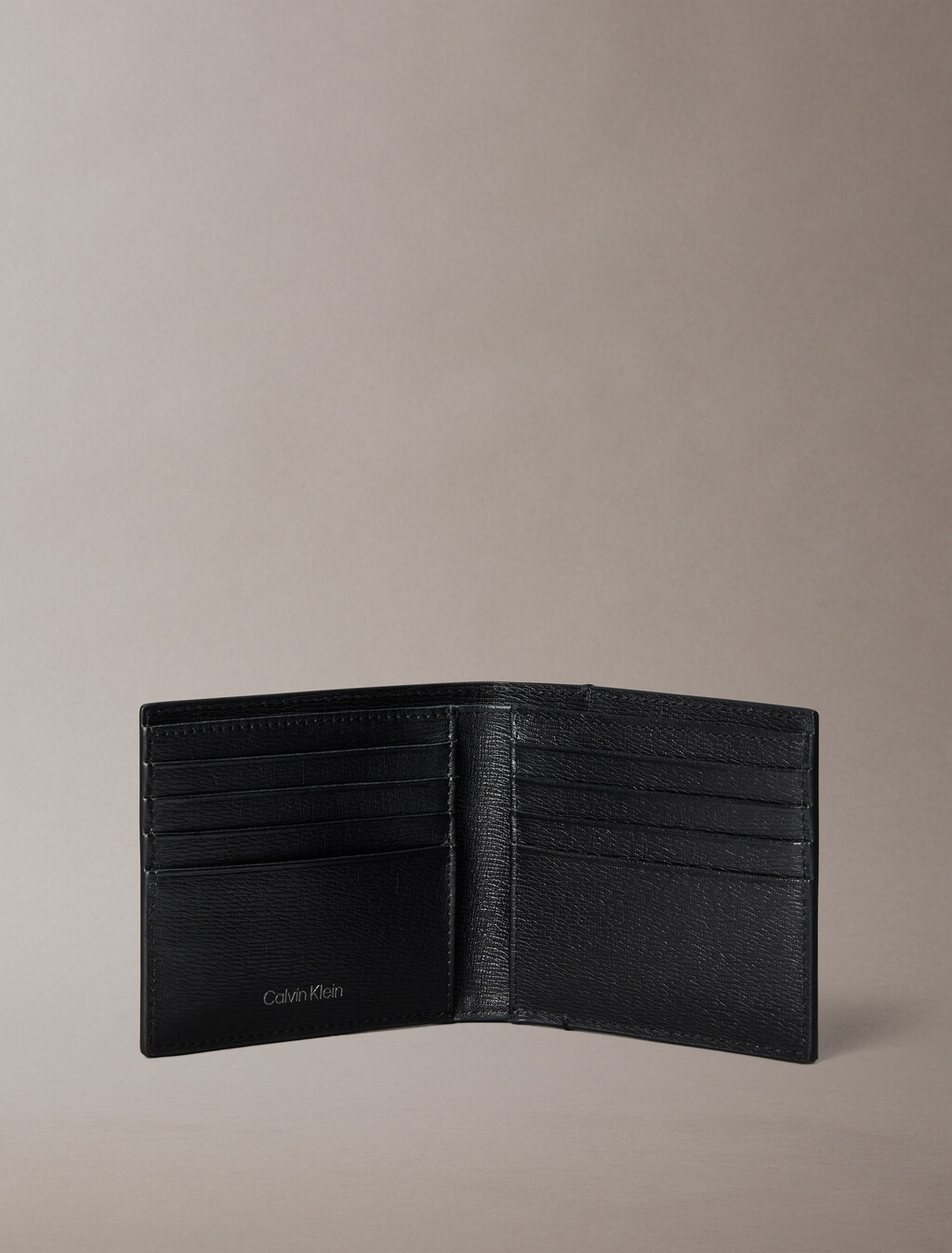 Emblem Logo Bifold Wallet, Black, hi-res