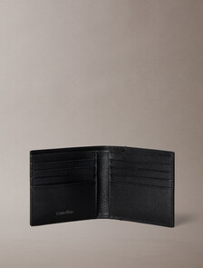 Emblem Logo Bifold Wallet, Black, hi-res