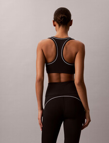 Quick-Dry Racerback Sports Bra, Black, hi-res