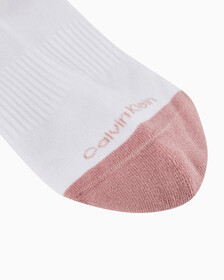 Women's 1 Pack Back Tab Socks, WHITE, hi-res