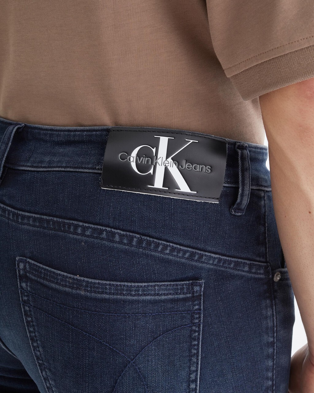 RECONSIDERED BLUE BLACK BODY TAPER JEANS, Blue Black, hi-res