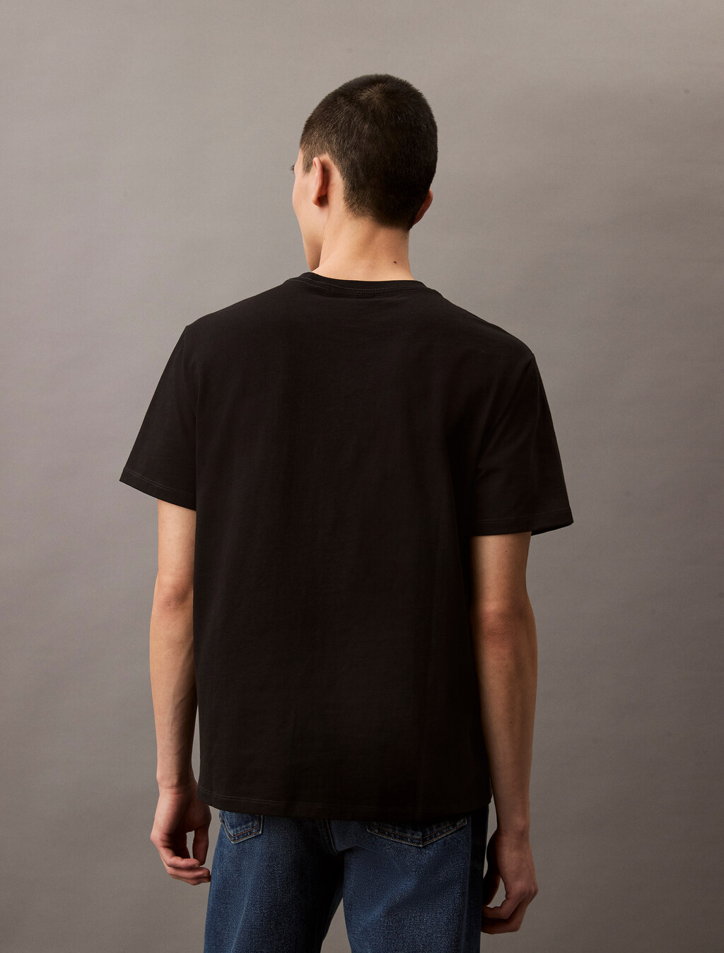 Monogram T-shirt, Black, hi-res
