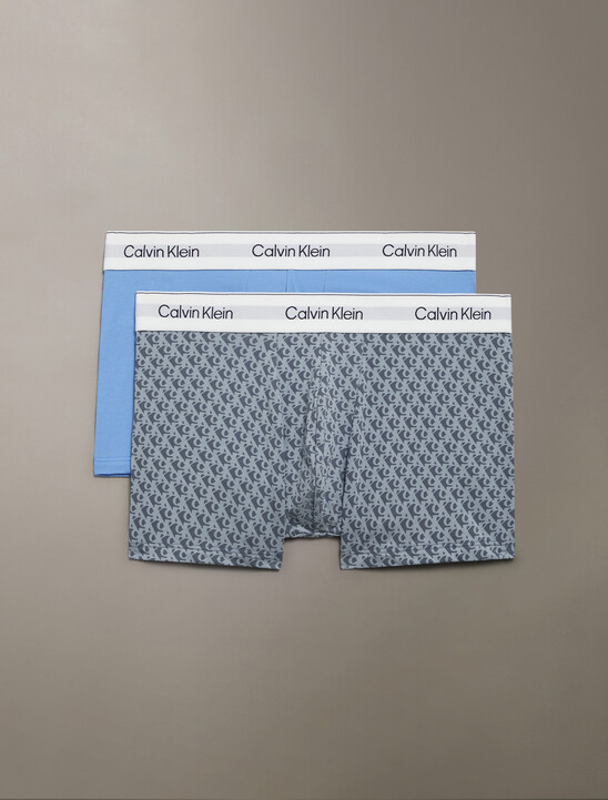 Icon Cotton Stretch Trunks 2 Pack