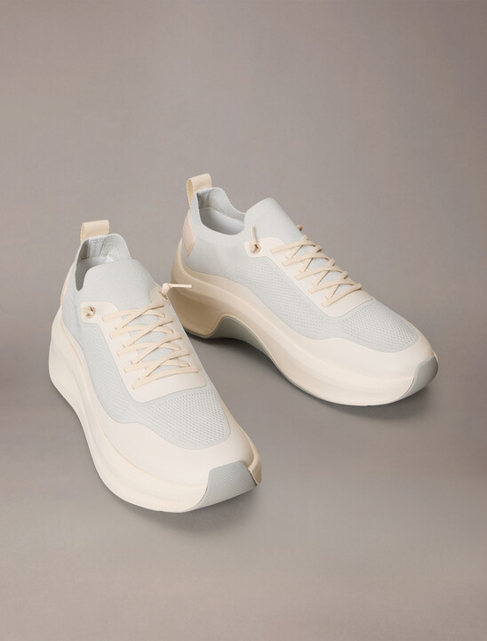 Mesh Chunky Runner Sock Trainers