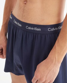 COTTON STRETCH TRADITIONAL BOXERS 2 PACK, BLUE SHADOW/COBALT WATER, hi-res
