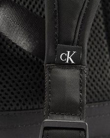ULTRALIGHT NYLON FLAP BACKPACK 40CM, BLACK, hi-res