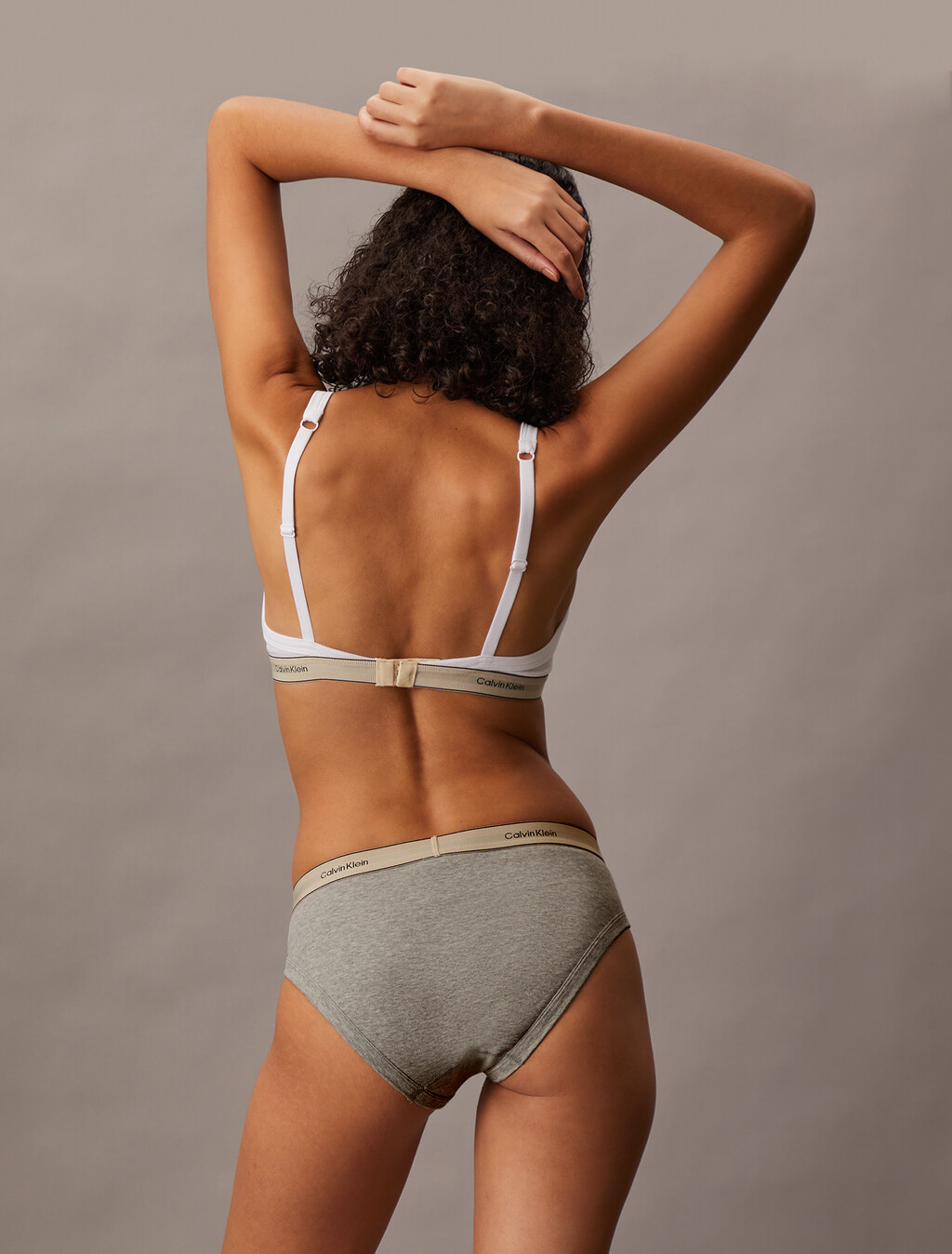 Bikini Briefs - Heritage Cotton, Grey Heather, hi-res