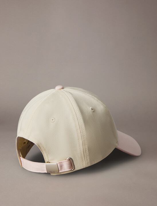 Monogram Embroidery Color Block Baseball Cap
