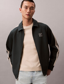 Premium Double Knit Supima Cotton Crewneck Tee, Oatmeal, hi-res