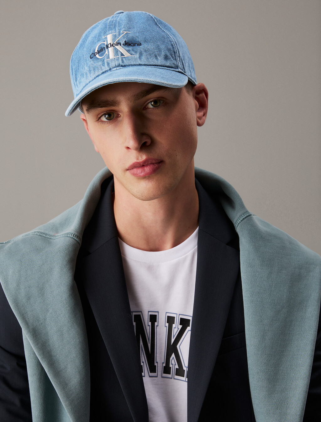 Denim Logo Cap, Vintage Denim, hi-res