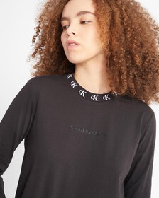 CORE PLUS CK LOGO LONG SLEEVE TEE, CK BLACK, hi-res