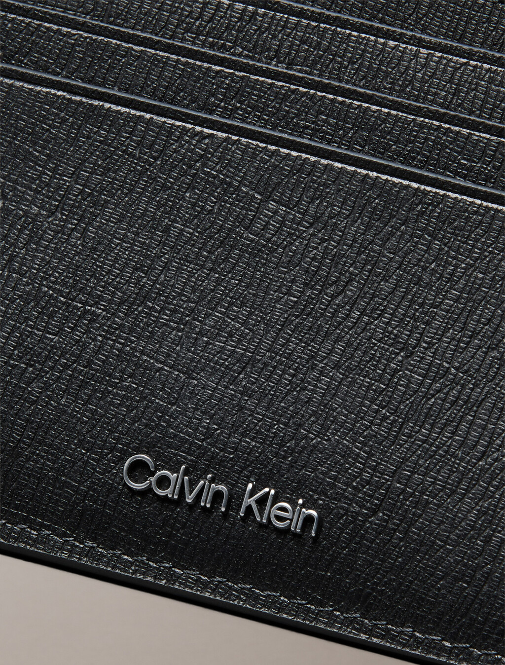 Saffiano Card Case, Black, hi-res