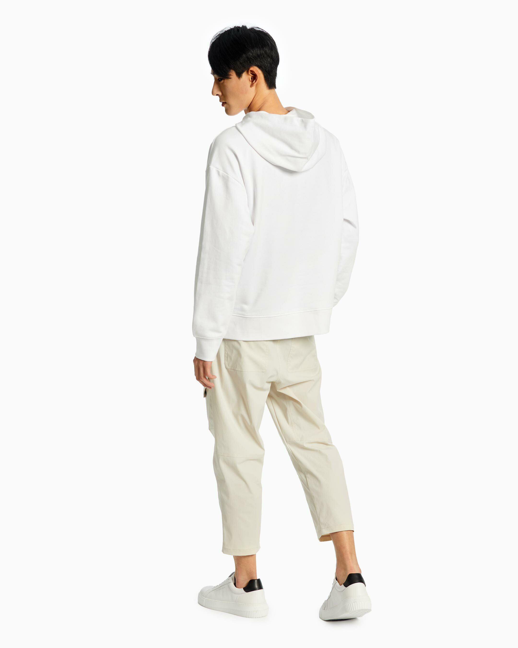White calvin klein hoodie mens sale