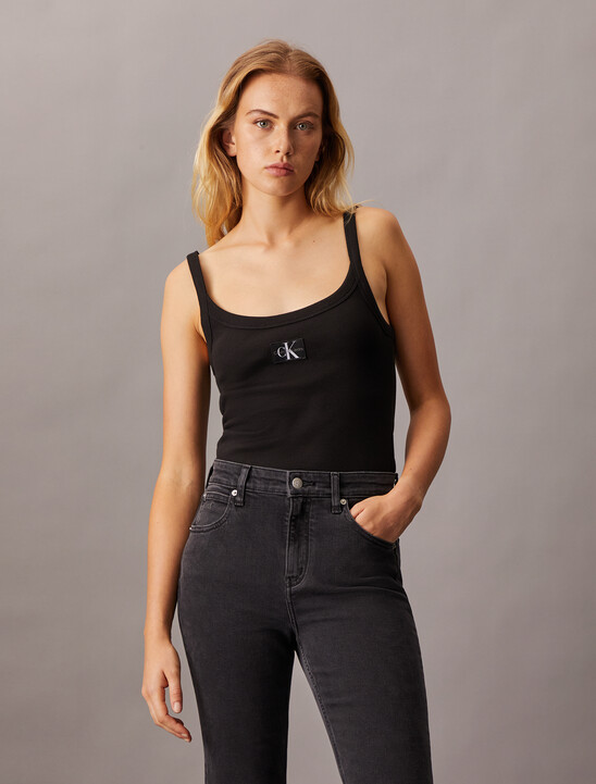 Ribbed Cotton Tank Top