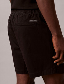 Cotton Pull On Short, Black, hi-res