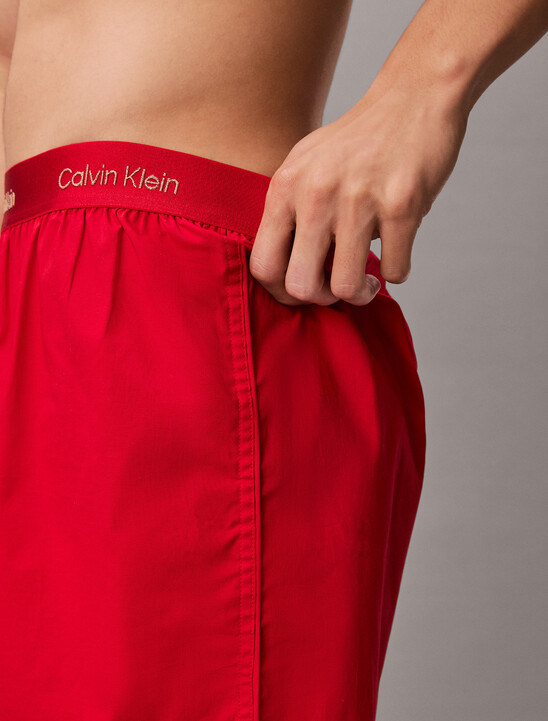 Lunar New Year Woven Cotton Slim Boxer