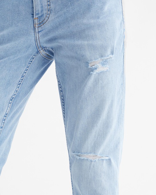 Infinite Flex Distressed Body Taper Jeans