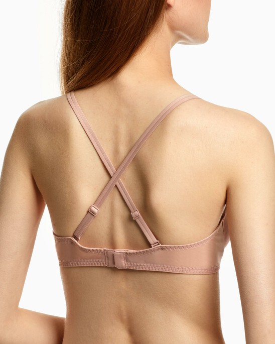 SHEER MARQUISETTE LIGHT LINED DEMI BRA