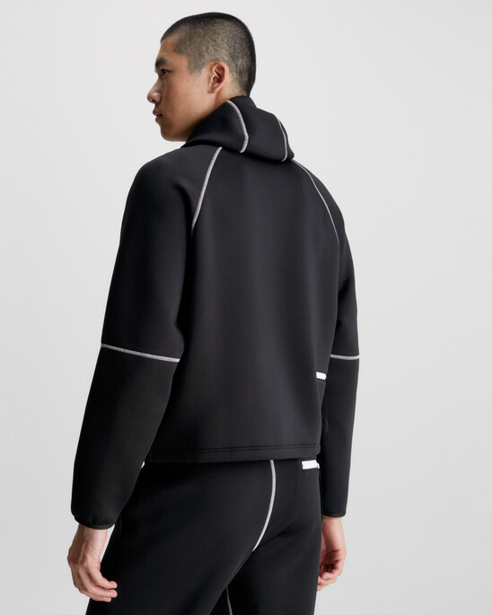 Zip Up Logo Hoodie