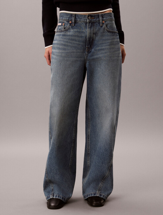 Twisted Low Rise Baggy Jeans