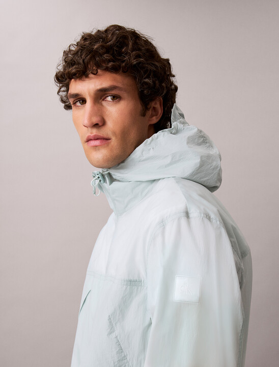 Nylon Hood Packable Jacket