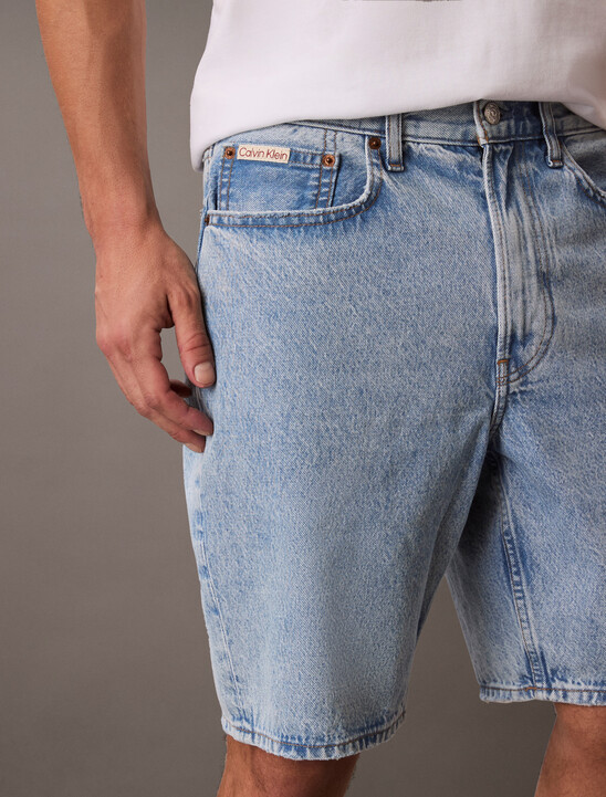 Light Indigo Standard Denim Short