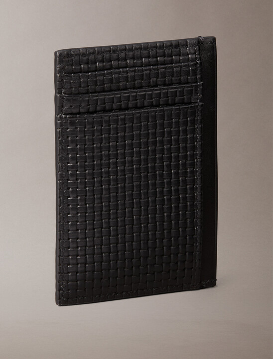 Embossed Woven Card Case
