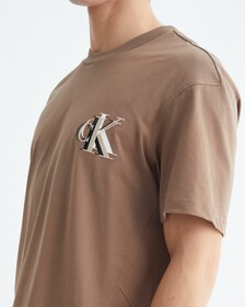 INFINITE COOL MONOGRAM REGULAR TEE, Shitake, hi-res