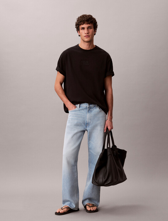 Relaxed High Pile Logo Tee