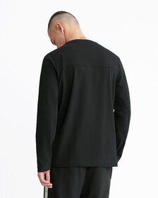 Embossed Institutional Logo Organic Cotton Tee, Ck Black, hi-res