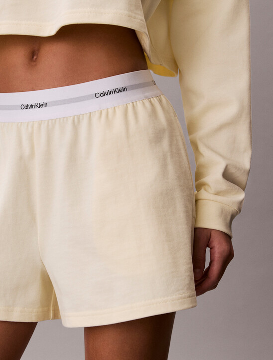 Logo Cotton Jersey Lounge Shorts
