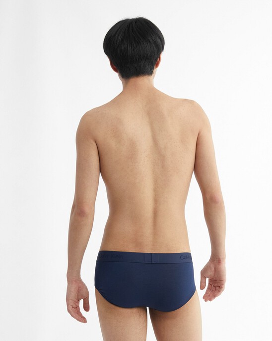 CK Black Ultra Soft Cashmere Hipster Briefs