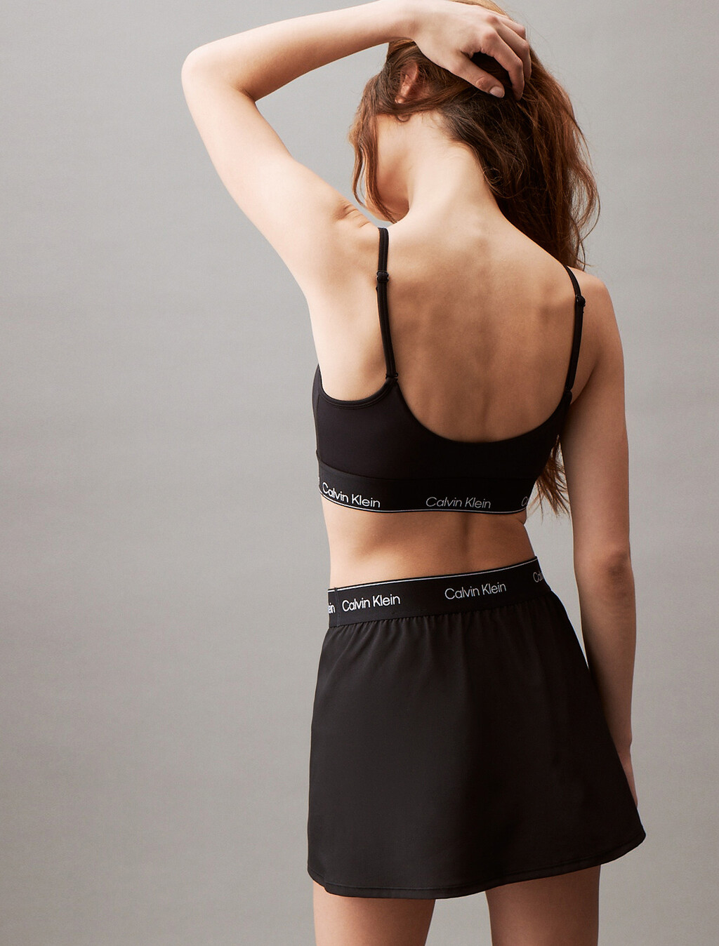 Essentials Modern Sport Woven Skirt, Black Beauty, hi-res