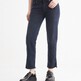 Blue Black Back Embro Splt Hem