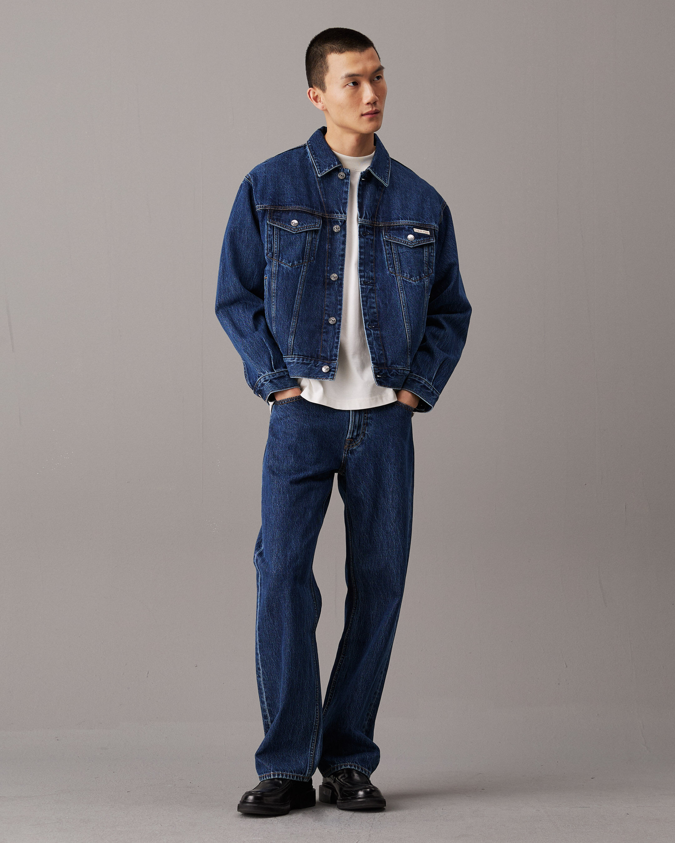 90's Denim Jacket | black | Calvin Klein Singapore