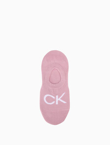 Monogram No Show Liner Socks, DAWN PINK, hi-res