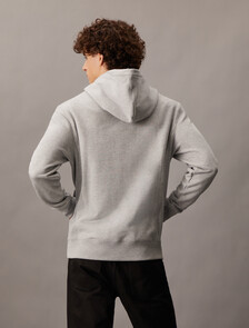 Heavy Cotton Logo Hoodie, Light Grey Heather, hi-res