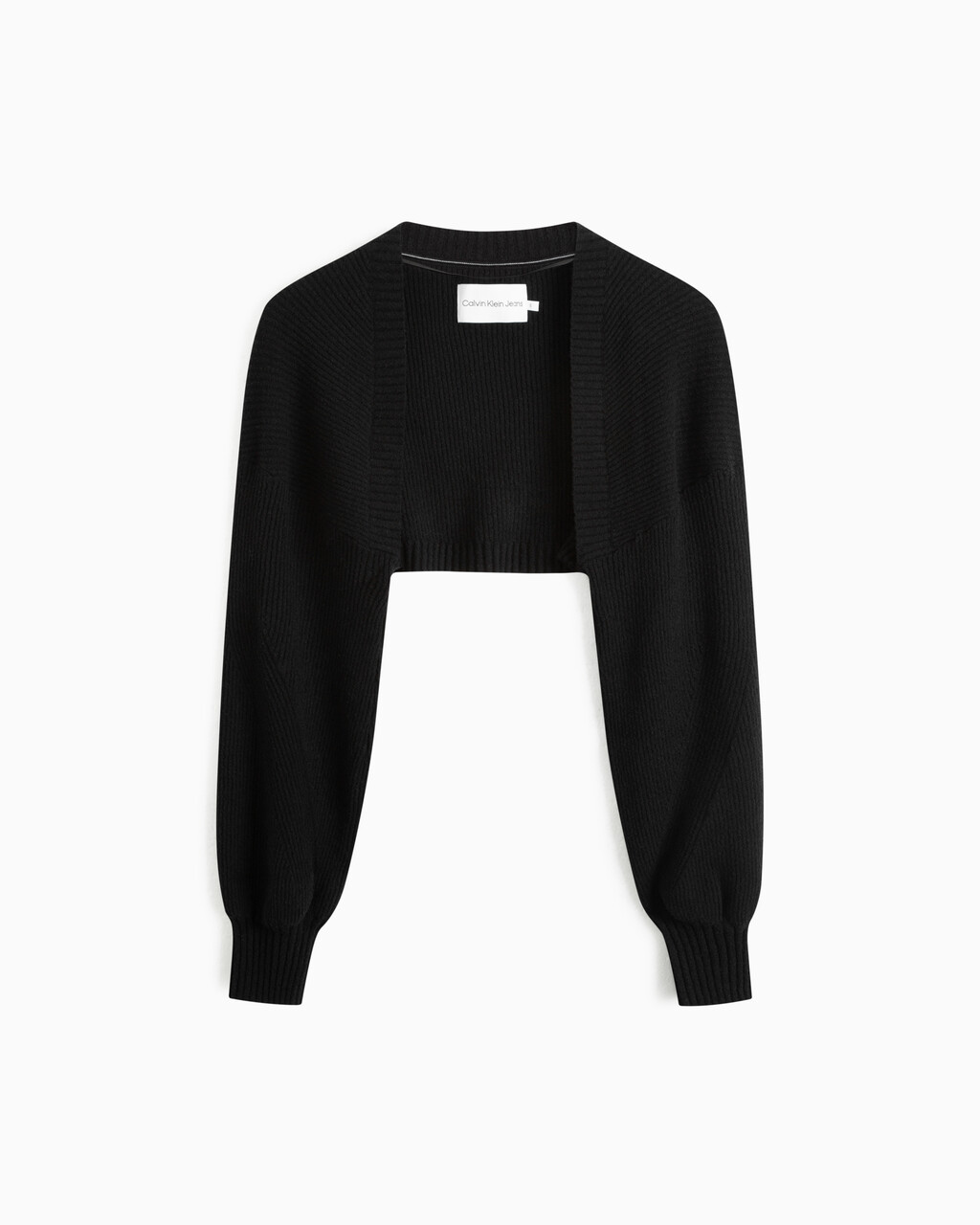 Feminine 2 In 1 Knit Cardigan, Ck Black, hi-res