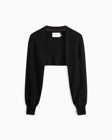 Feminine 2 In 1 Knit Cardigan, Ck Black, hi-res