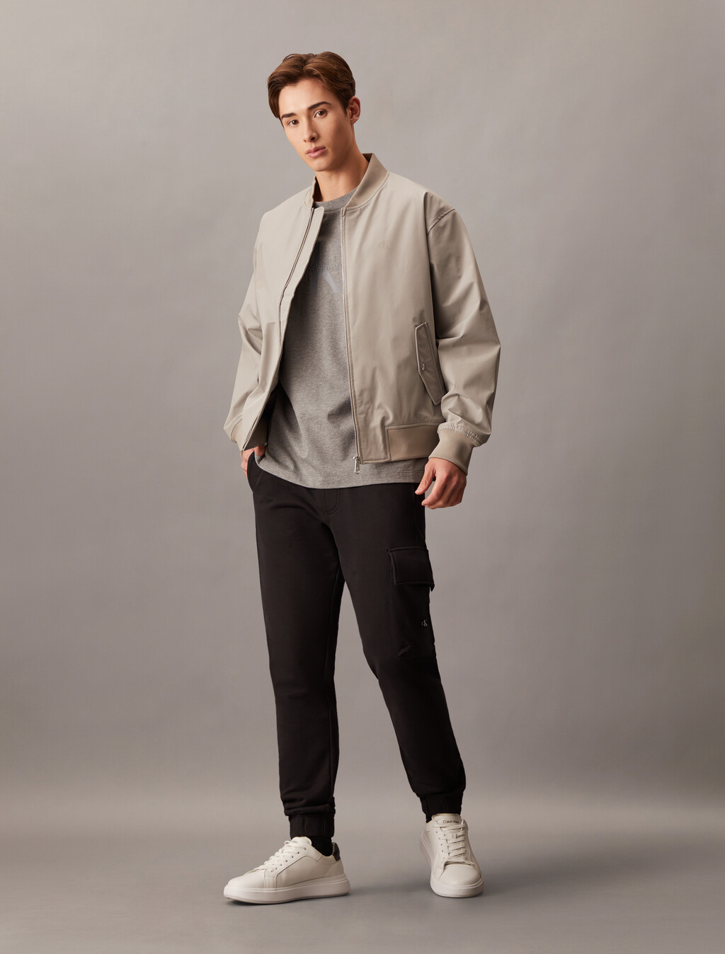 Woven Label Sweatpants, Ck Black, hi-res