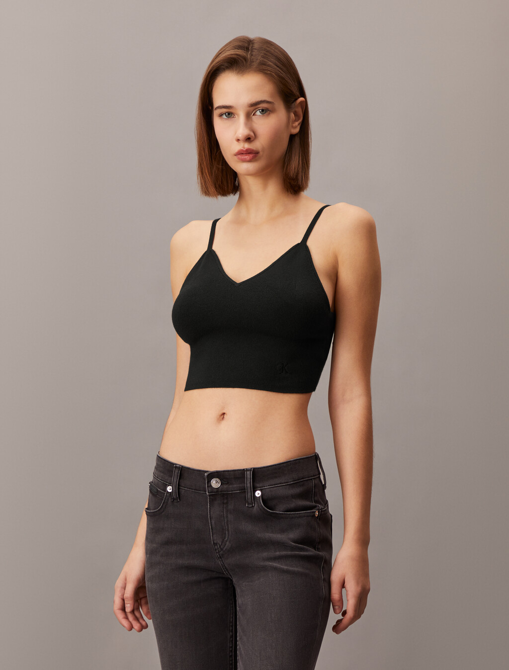 2 In 1 Cashmere Cardigan, Ck Black, hi-res
