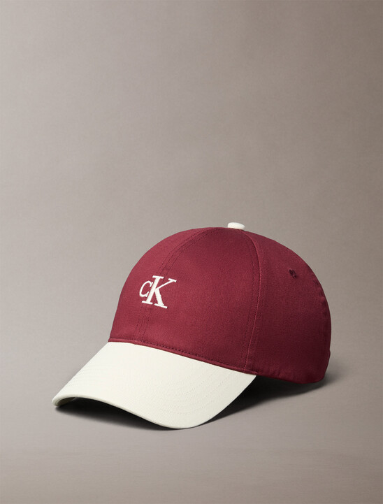 Contrast Embroidered Logo Baseball Cap