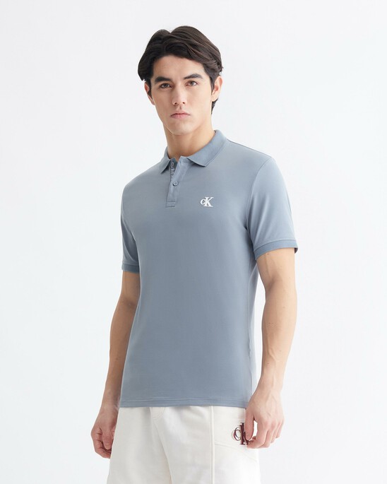 SLIM LOGO PLACKET POLO