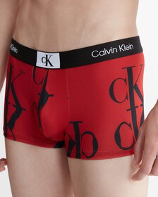 Calvin Klein 1996 Micro Low Rise Trunks, MELTING CK PRINT+JAZZBERRY JAM, hi-res