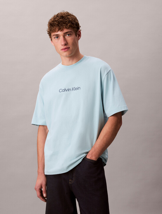 Calvin Logo Crew Neck Tee